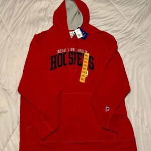 Champion Red Hoodie - Indiana University Hoosiers